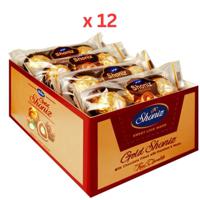 Sajamat Milk Chocolate Hazelnut & Wafer Gold Shoniz 12 pcsX39gr Carton