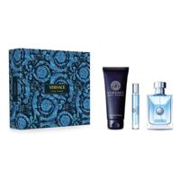 Versace Pour Homme (M) Edt 100Ml + 10Ml + 150 Hair & Body Shampoo Set