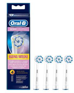 Braun Oral-B Eb 60 -4 Sensi Ultra Thin Replacement Brush Heads - EB 60-4