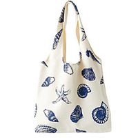 Women's Unisex Bags Canvas Canvas Bag Beige Lightinthebox - thumbnail