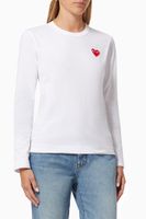 Heart T-shirt in Cotton - thumbnail