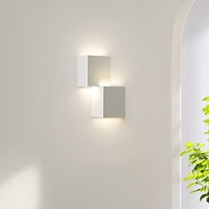 LED Wall Light Remote Control 10W Indoor Wall Lights Modern Minimalist Style Aluminum Living Room Bedroom Corridor Wall Light 110-240V Lightinthebox