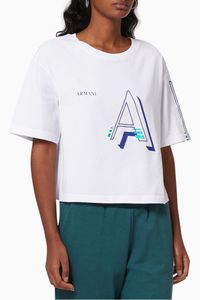 AX Logo Crop T-shirt
