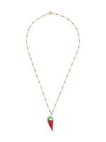 Sandralexandra Chilli Glass pendant necklace - GOLD - thumbnail