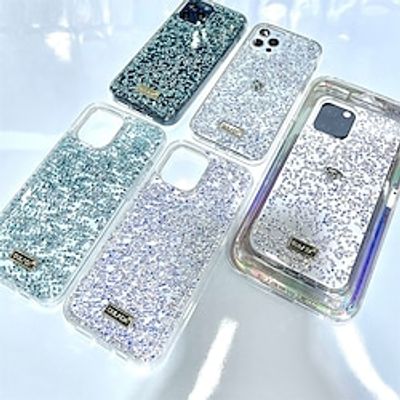 Phone Case For Apple Classic Series iPhone 13 Pro Max 12 Mini 11 X XR XS Max 8 7 Bumper Frame Rhinestone Shockproof Crystal Diamond TPU Lightinthebox
