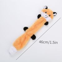 For Pet Animal Shaped Plush Toy For Dogs - Orange