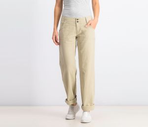 Womens Straight Leg Four Pocket Style Pants  Slate