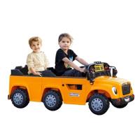 Megastar Kids Electric Ride On 24 V School Bus 2 Seater - Yellow