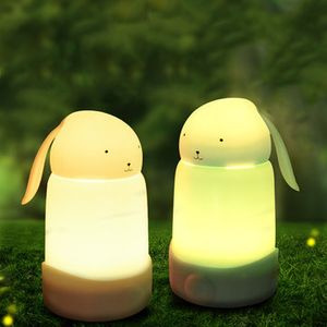 DecBest USB LED Silicone Rabbit Night Light