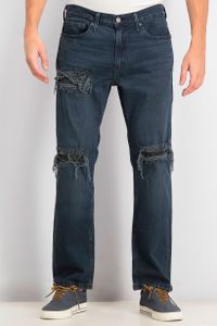 Mens 541 Ripped Jeans  Blue Comet Black