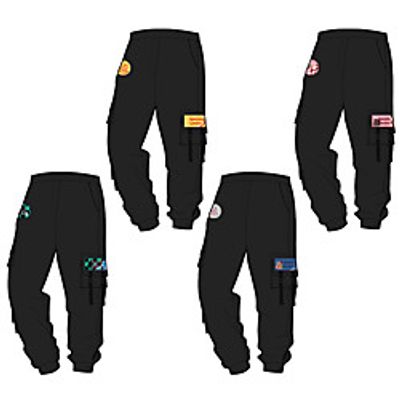 Inspired by Demon Slayer: Kimetsu no Yaiba Kamado Tanjirou Anime Cosplay Costumes Japanese Pants Pants For Women's Men's Lightinthebox