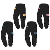Inspired by Demon Slayer: Kimetsu no Yaiba Kamado Tanjirou Anime Cosplay Costumes Japanese Pants Pants For Women's Men's Lightinthebox - thumbnail