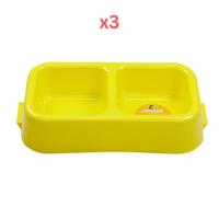 Bearing Twin Pet Bowl Small (Pack of 3)