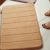 13 Colors Thickened Coral Velvet Memory Foam Bathroom Mat