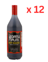 Datu Puti Soy Sauce, 1 Litre Pack Of 12 (UAE Delivery Only)