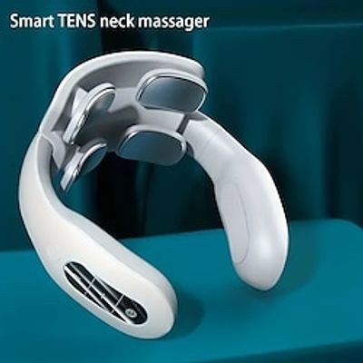 Cervical Spine Massager Electric Portable Intelligent Pulse Neck Guard Neck Shoulder Neck Physiotherapy Hot Compress Artifact Cervical Spine Massager Lightinthebox