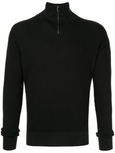 Dolce & Gabbana slim-fit zip-up pullover - Black