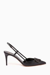 VLOGO Nappa Slingback Pumps