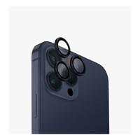 UNIQ Optix iPhone 15 Pro Max Aluminium Camera Lens Protector - Deep Navy - thumbnail