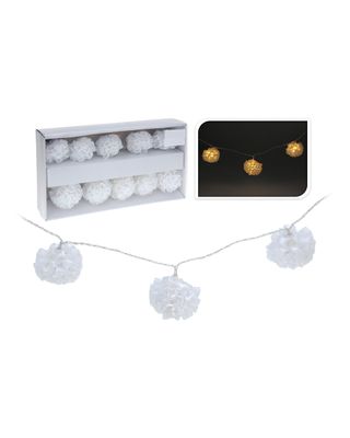 Homesmiths Christmas LED Lights Flower 10 Piece Set Ww