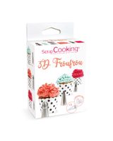 Scrapcooking 3D Froufrou Piping Tip Kit