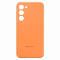 Samsung Case S23 Plus Silicone Cover | Orange Color | EF-PS916TOEGWW