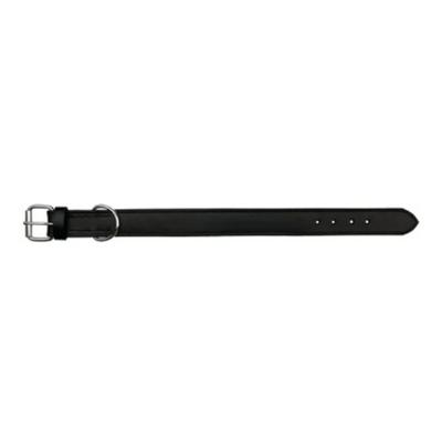 Trixie Active Leather Black Wide Collar For Dogs Large