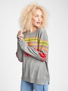 Crewneck Novelty Sweater