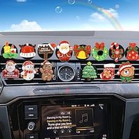 Automotive Air Freshener Festival Car Air Freshener 2pcs Christmas Car Air Freshener Air Vent Mount Long Lasting Fragrance Odor Removal Clip Type Lightinthebox - thumbnail
