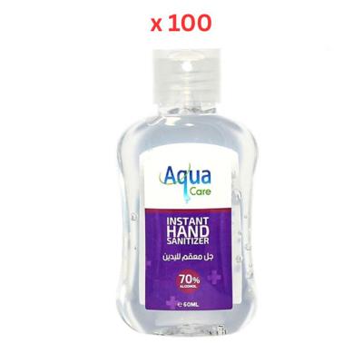 Aqua Care Hand Sanitizer Gel - 60ML x 100pcs Aqua Care Hand Sanitizer Gel - 60ML x 100pcs