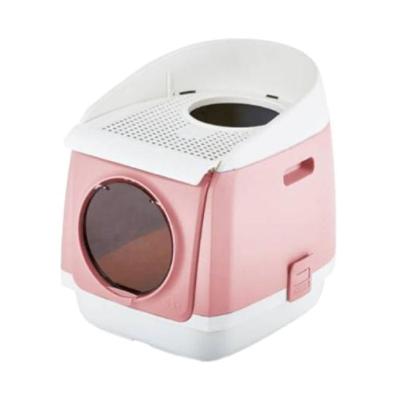 Pakeway Free Cabin Litter Box Pink - 45.9X54.9X49.2Cm Pakeway Free Cabin Litter Box Pink - 45.9X54.9X49.2Cm