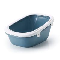 Savic Simba Sift Cat Litter Tray with Sieve - Blue Stone