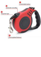 For Pet Retractable Dog Leash Red