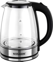 Sonashi 1.8 L Cordless Glass Kettle - SKT-1809