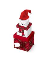 Eurowrap 3 Pieces Novelty Boxes with Plush 31094-BXC Eurowrap 3 Pieces Novelty Boxes with Plush 31094-BXC