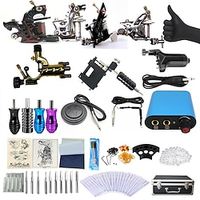 BaseKey Professional Tattoo Kit Tattoo Machine - 3 pcs  4 pcs Tattoo Machines, Professional Aluminum Alloy 16 W Rotary Tattoo Machine  Coil Tattoo Machine Lightinthebox - thumbnail