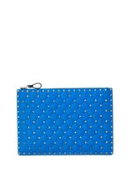 Valentino Garavani Rockstud Spike clutch bag - Blue - thumbnail