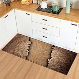 Wooden Pattern Area Rug Kitchen Mat Non-Slip Oil Proof Floor Mat Livingroom Rug Indoor Outdoor Mat Bedroom Decor Bathroom Mat Entrance Rug Door Mat Lightinthebox