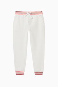 Jersey Jogging Pants with Floral Patch