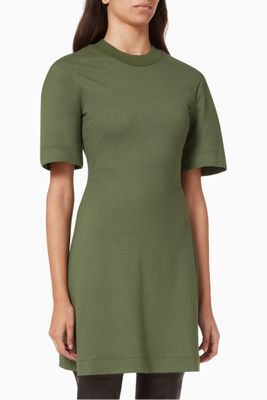 McQueen Graffiti T-shirt Dress in Cotton Jersey McQueen Graffiti T-shirt Dress in Cotton Jersey