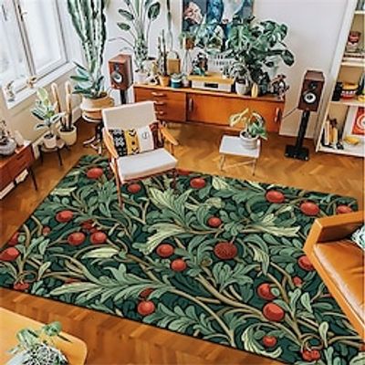 Holly Plant Area Rug Kitchen Mat Non-Slip Oil Proof Floor Mat Livingroom Rug Indoor Outdoor Mat Bedroom Decor Bathroom Mat Entrance Rug Door Mat Lightinthebox