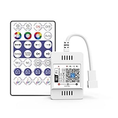 Smart WiFi LED Light Controller Remote Pixel Controller Professional for LED Strip WS2811 WS2812 etc Support Driver IC App Voice Control Comoyda Upgraded DC 5-24V Lightinthebox Smart WiFi LED Light Controller Remote Pixel Controller Professional for LED Strip WS2811 WS2812 etc Support Driver IC App Voice Control Comoyda Upgraded DC 5-24V Lightinthebox