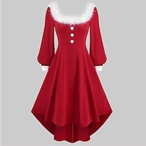Audrey Hepburn Vintage 1950s Cocktail Dress Vintage Dress Dailywear Dress Women's Costume Vintage Cosplay Party / Evening New Year / Spandex miniinthebox