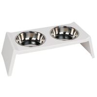Pawsitiv Mister Dinner Set Bowls Medium - White