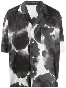 Issey Miyake Men abstract print shirt - Black