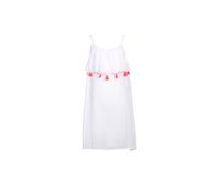 Big Girls Tassel-Trim Coverup  White - thumbnail