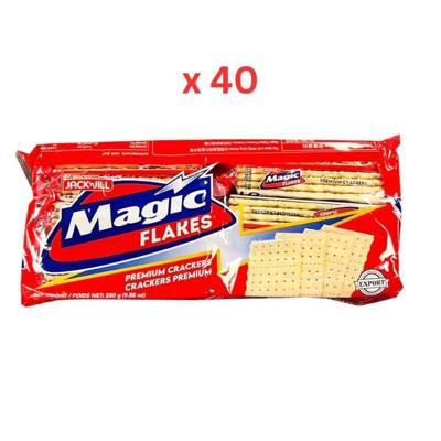 Jack N Jill Magic Flakes Crackers Premium (10*28G) 280G Pack of 40