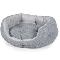 Danish Design Bobble Deluxe Slumber Dog Bed - Pewter, 101Cm