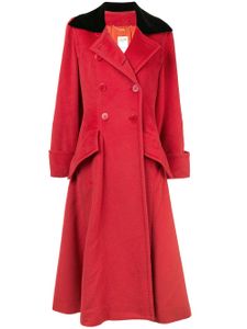 Céline Pre-Owned long flared double-breasted coat