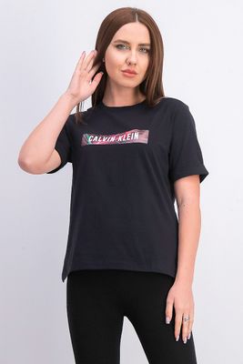 Womens Graphics Logo Tee Black Womens Graphics Logo Tee Black